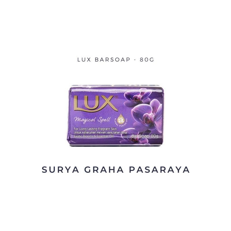 Unilever Lux Barsoap Special Export Packaging 80g With Floral Fusion Oil Magical Spell
